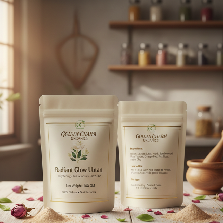 Herbal Glow Ubtan – Natural Skin Cleanser & Exfoliator
