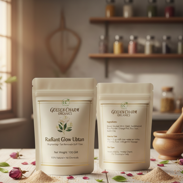 Herbal Glow Ubtan – Natural Skin Cleanser & Exfoliator