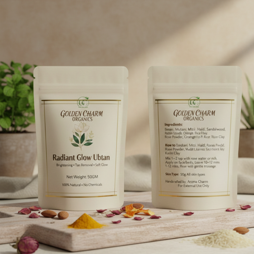 Herbal Glow Ubtan – Natural Skin Cleanser & Exfoliator